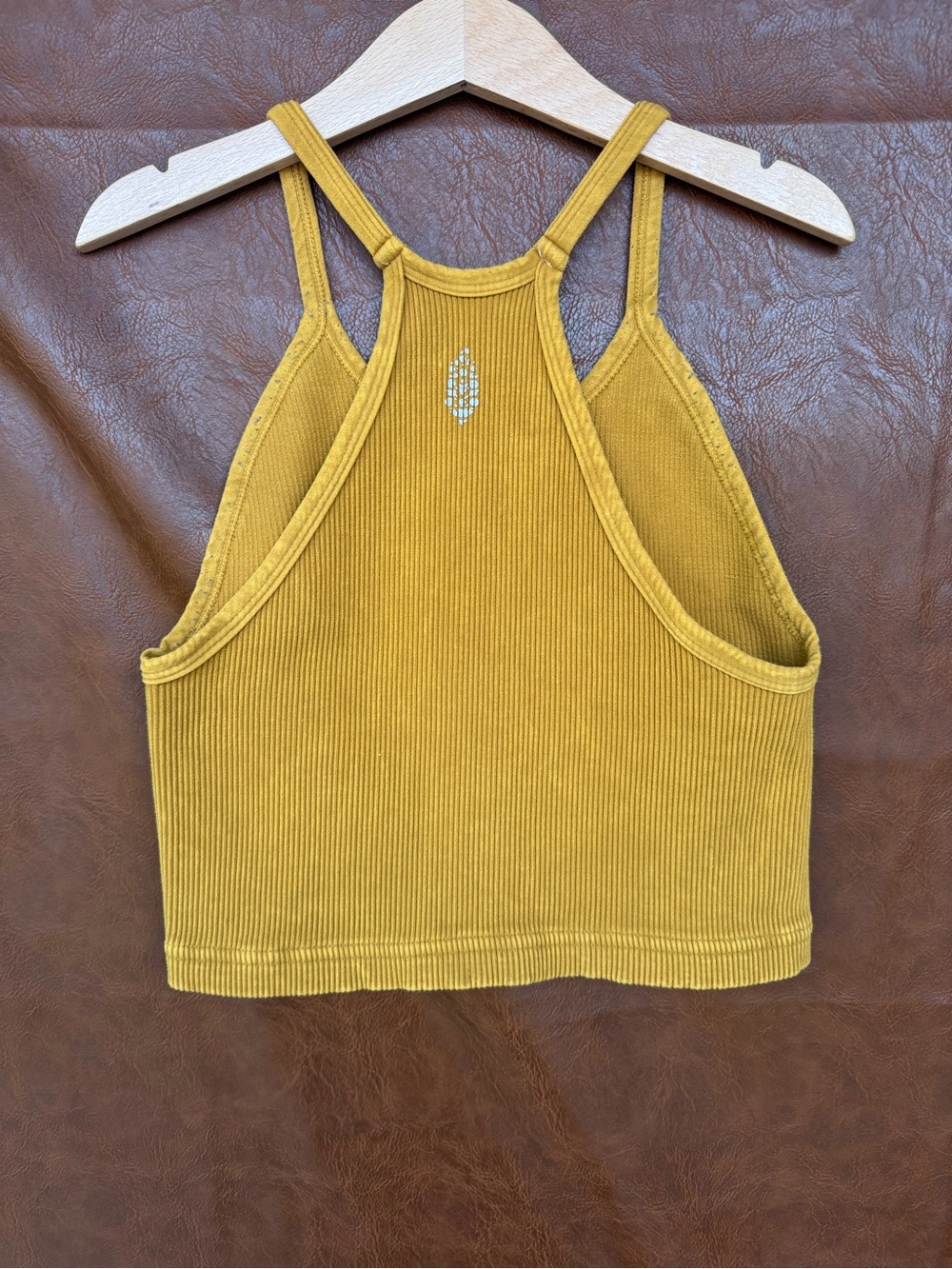 Free People Movement Ribbed Racerback Crop Tank M/L - Picture 3 of 5